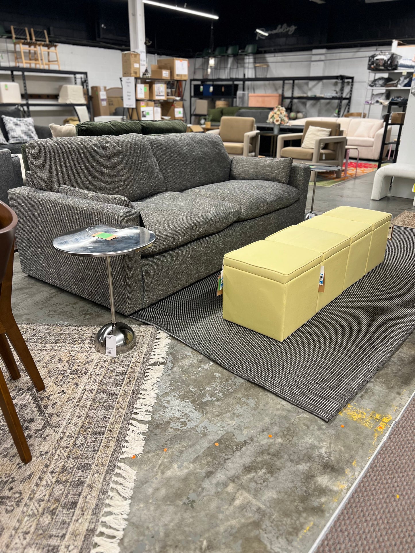 Elba Sofa in Shadow Gray