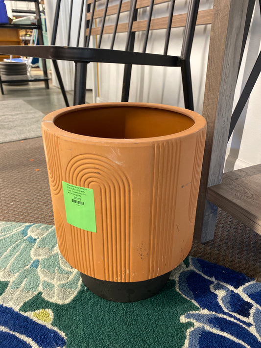 Arches Indoor Outdoor Planter Pot 10.25"x10.25"x12.5" Terracotta Orange - Threshold | Retail Price: $40 | AS IS SCRATCHES
