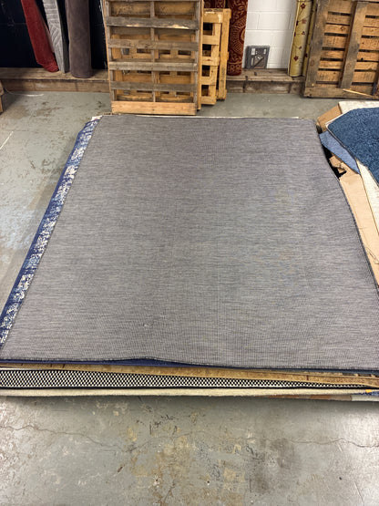 8 x 10 Positano Charcoal Area Rug AS IS (flaw pictured)