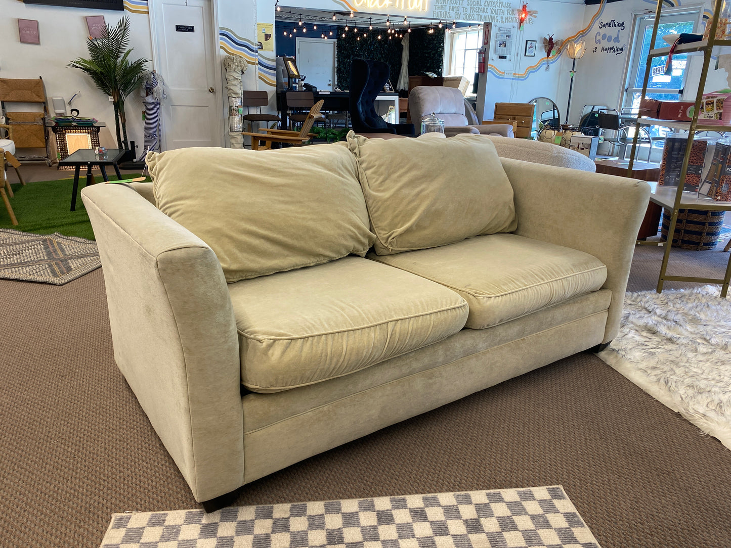 Hide-a-Bed Loveseat *donated heavy use
