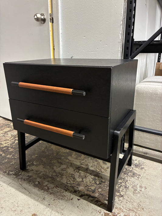 Rosedale Nightstand - Ebony Oak Veneer | Retail Price: $800