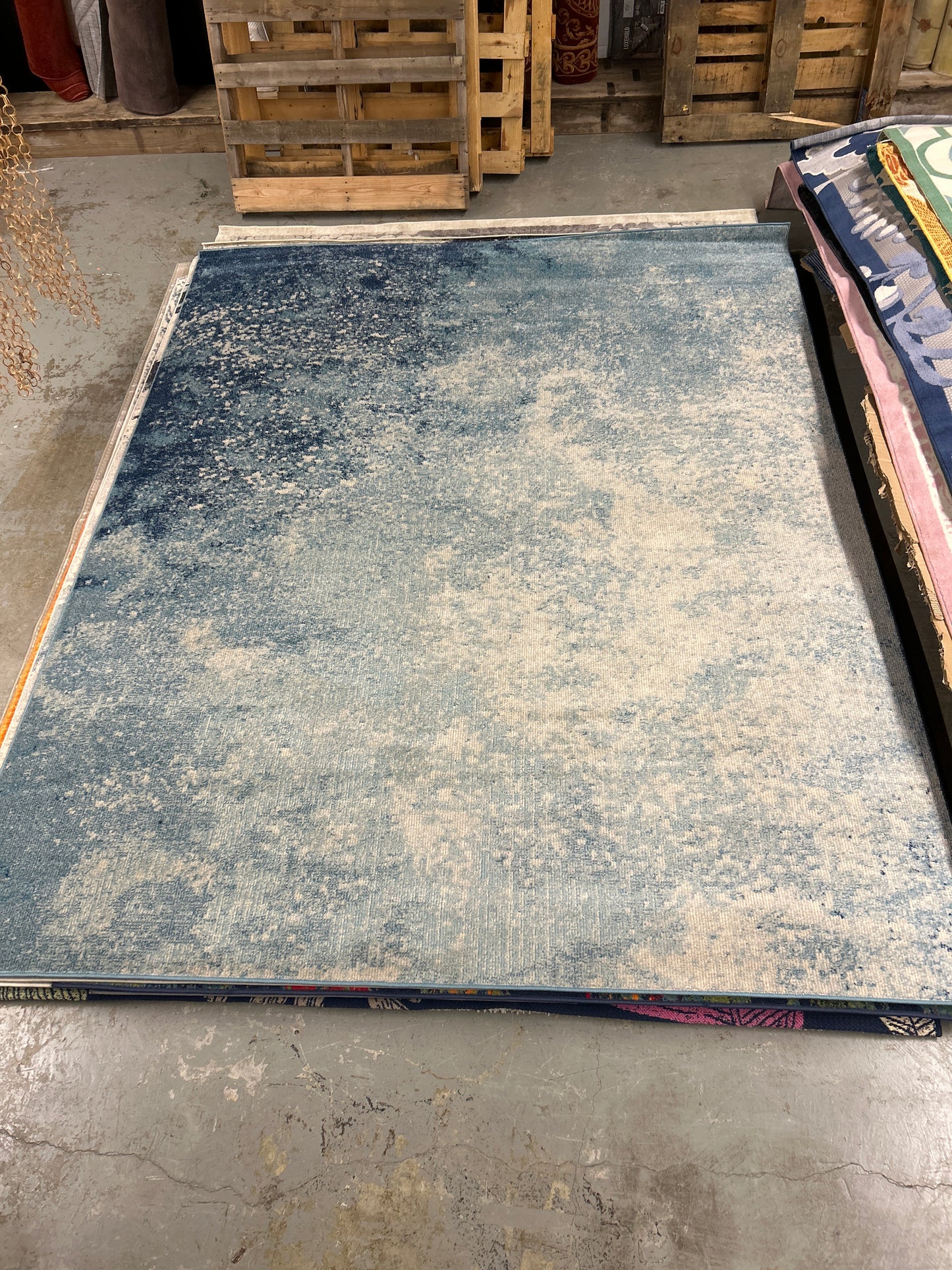 8 x 10 blue area rug by Nourison