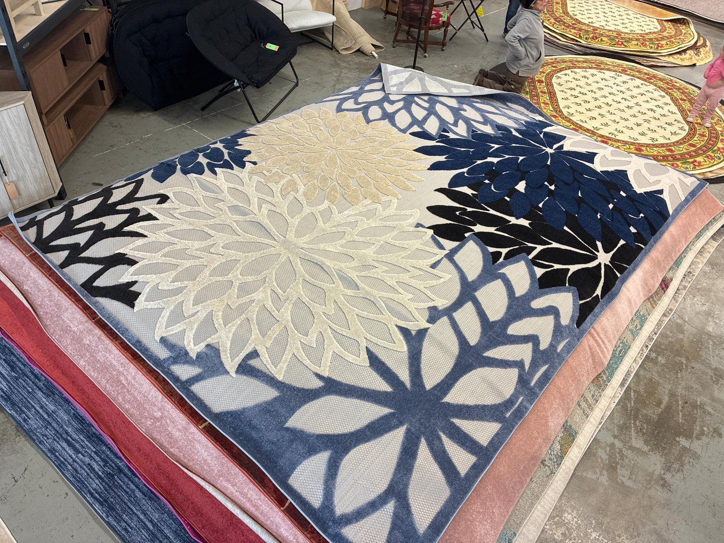 10 x 13 Aloha Blue Rug