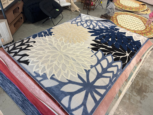 10 x 13 Aloha Blue Rug