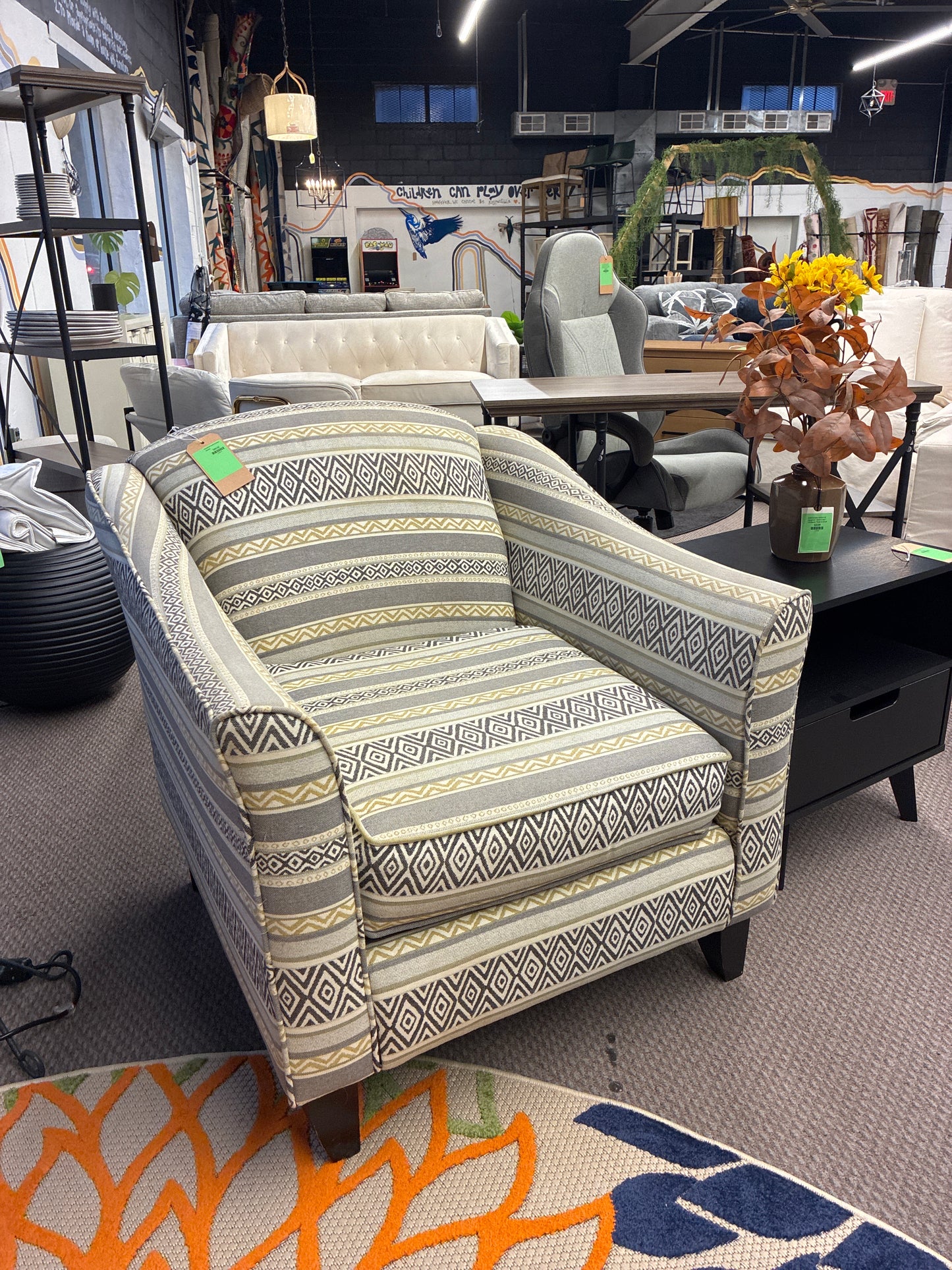 Uphostered Accent Armchair *donated