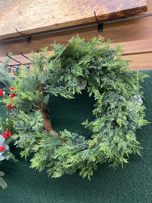 Cedar Faux Wreath