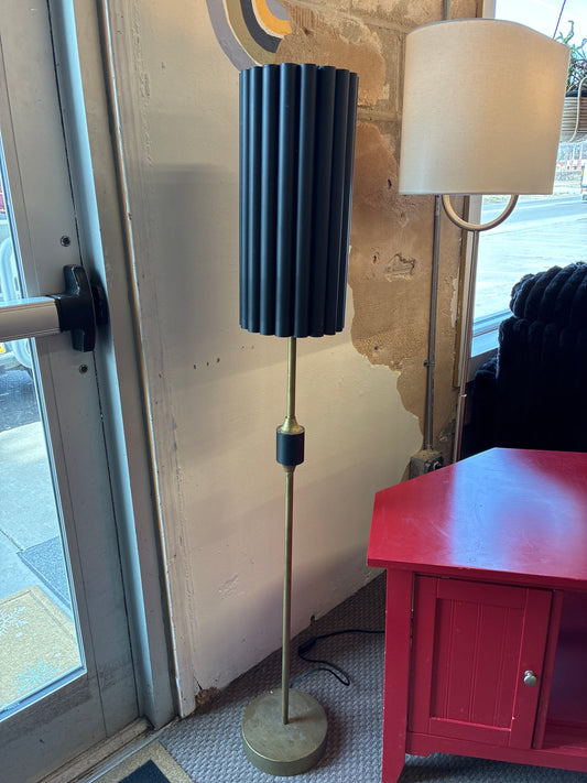 Black and Gold Floor Lamp *donated