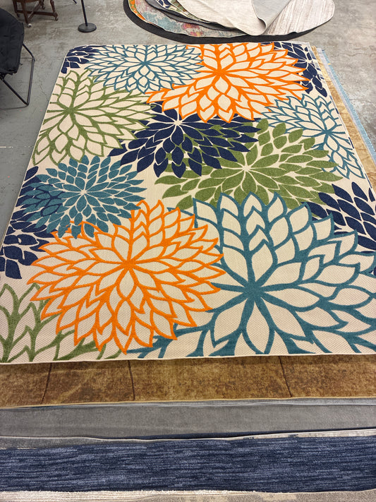 9 x 13 Rug - Nourison Aloha Outdoor Multicolor