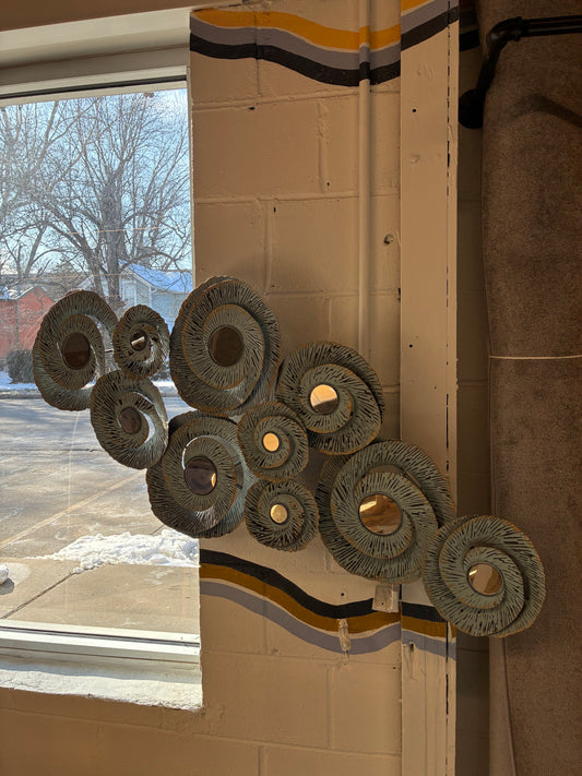 3D Metal & Mirror Wall Art