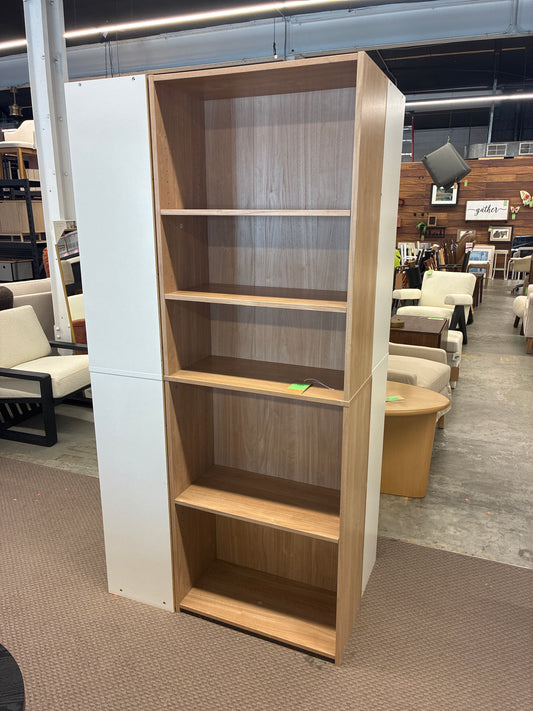 Assembled 5 Shelf Bookcase Natural Wood - Room Essentials - Retails Unassembled for $40 - Highly Rated Online
