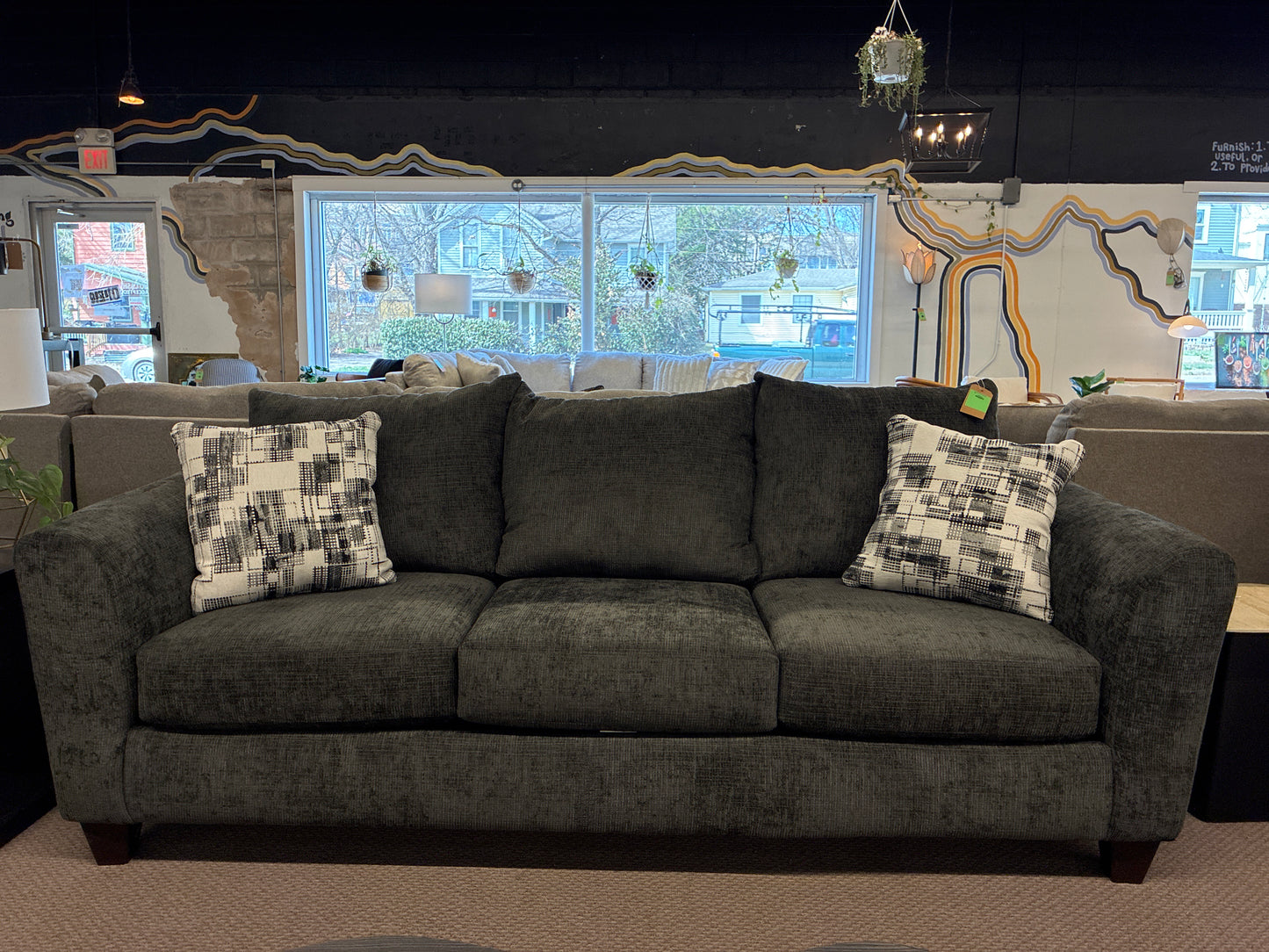 Wow Dusk 3 Seater Upholstered Sofa