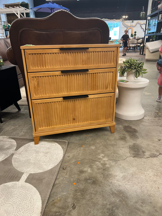 Walker Edison Modern 3 Drawer Nightstand Dresser