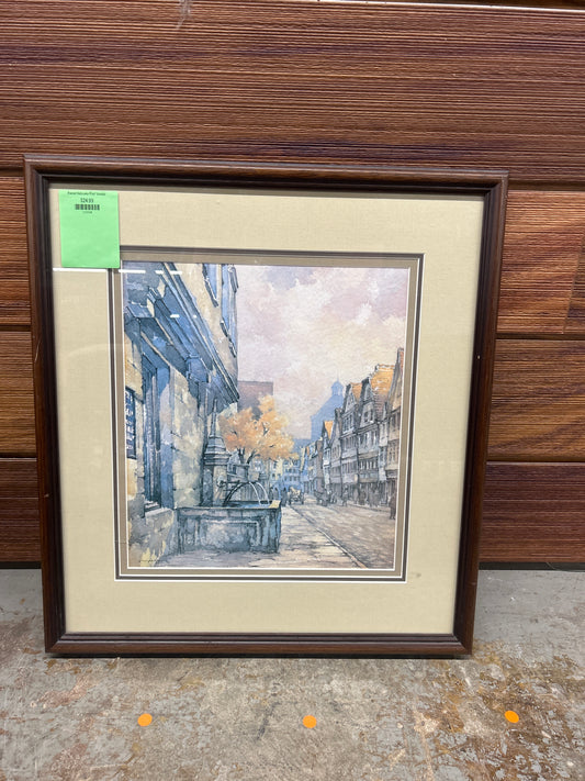 Framed Watercolor Print *donated