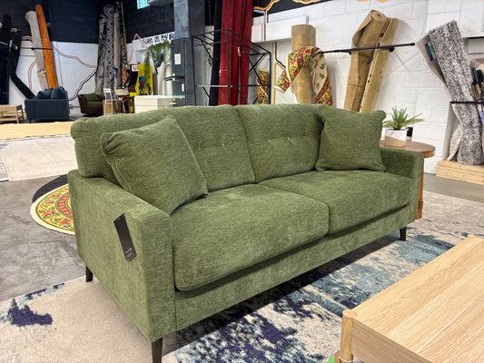 Bixler Sofa in Olive Green