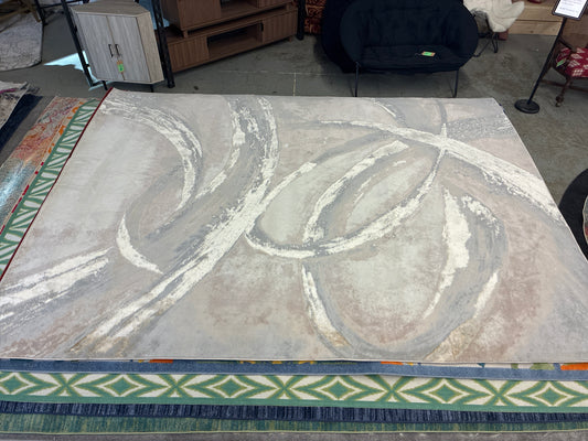 9 x 12 Rug - Inspire Me! Home Decor - Abstract Brushstrokes