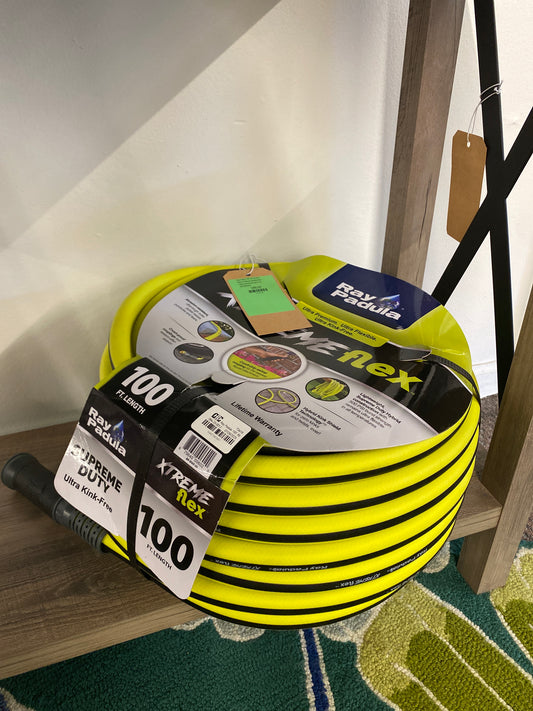 Ray Padula 100' XtremeFlex Hybrid Polymer Garden Hose Yellow/Black | Retail Price: $59.99Decor