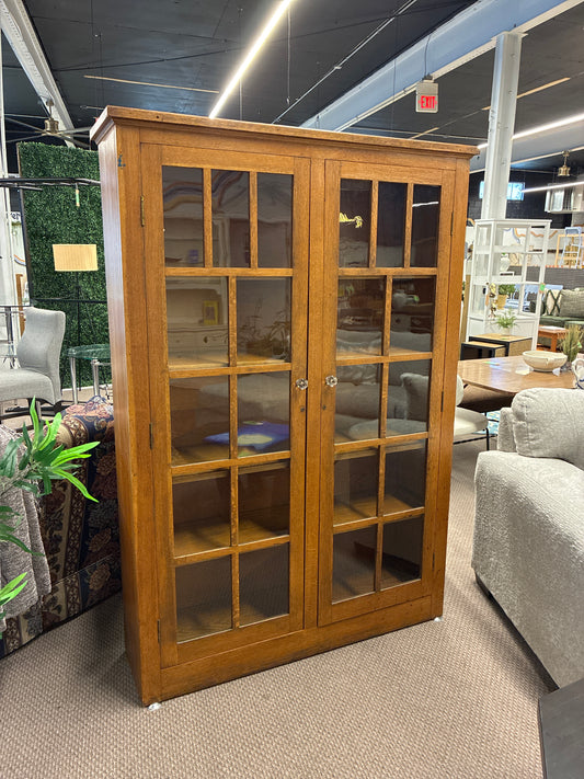 72in Tall Solid Wood 2 Door Cabinet