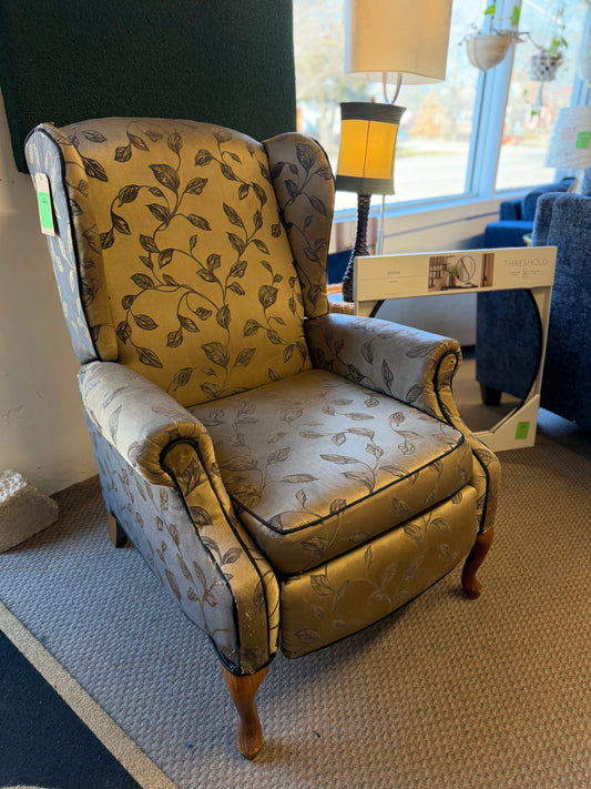 Gold Leaf Recliner *Donated, used condition