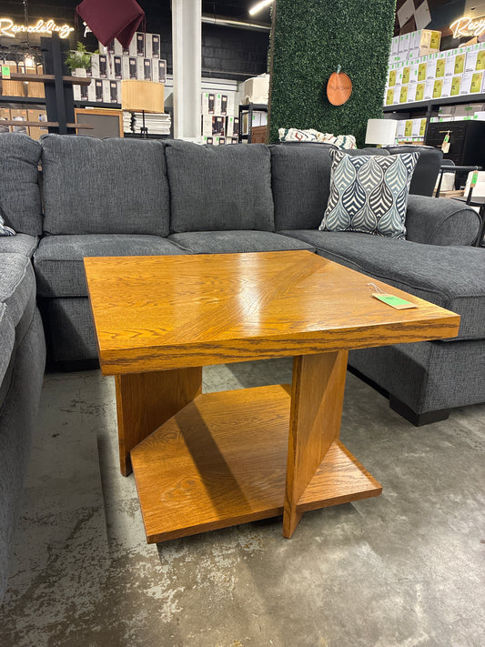 Square Wooden Coffee Table *donated