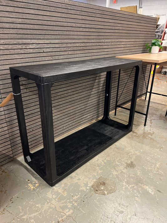 Castalia Console Table Black - Threshold: Wood Frame, Rectangular Sofa Table for Entryway | Retail Price: $180