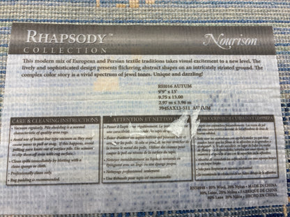 9 x 12 Rug - Nourison Rhapsody Autumn | Retail $1500
