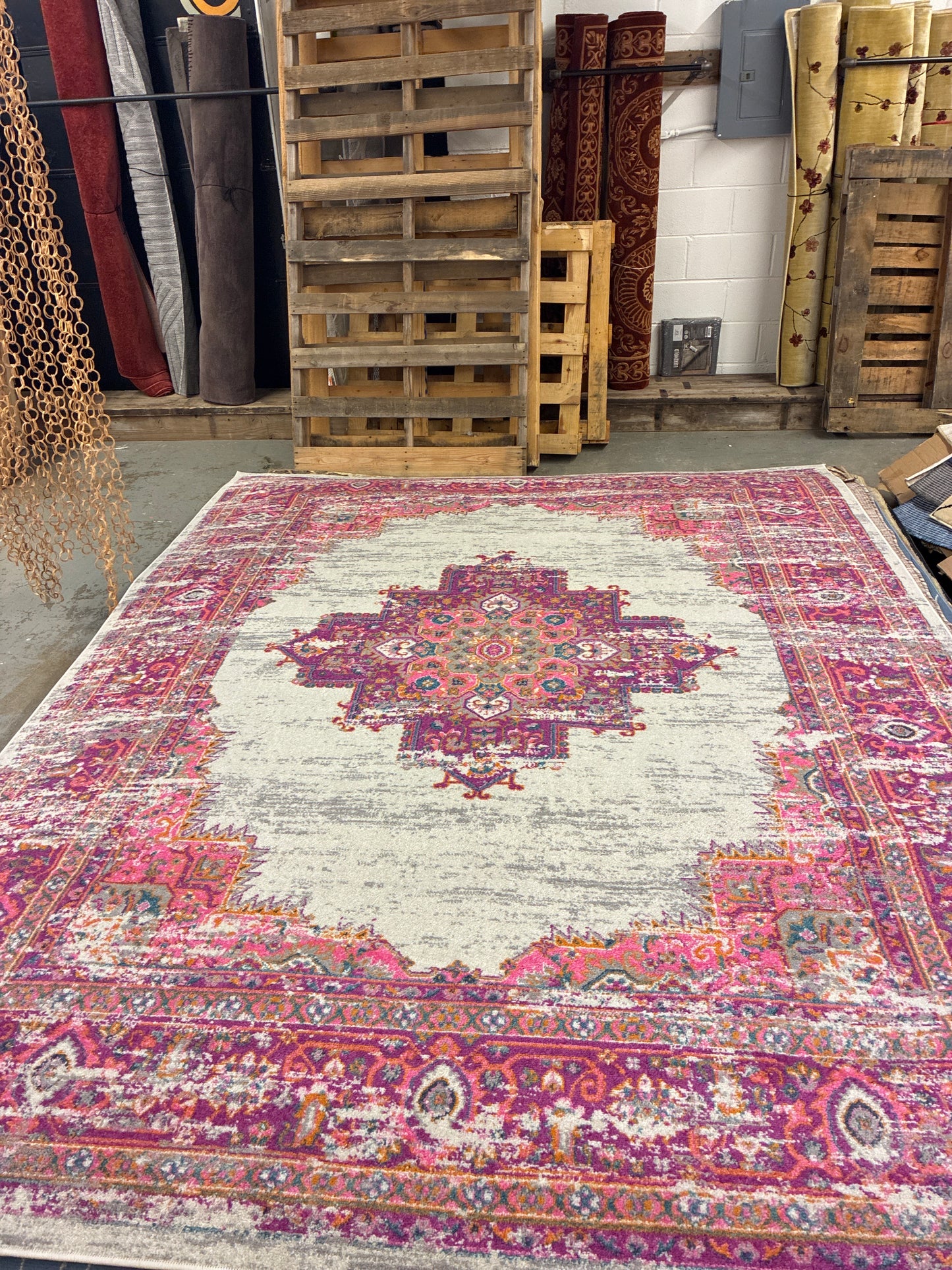 8 x 10 passionate ivory fusion area rug