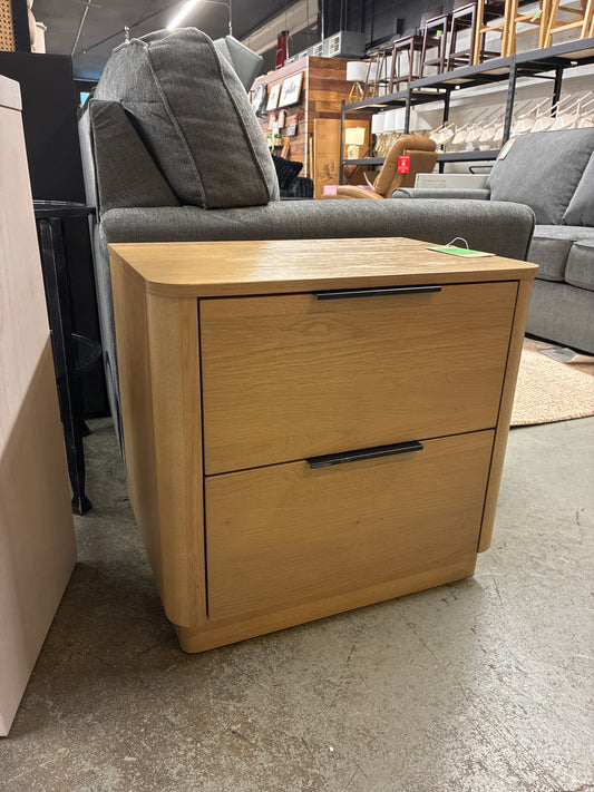 Gabrietta 2 Drawer Wood Nightstand | Retail Price: $375