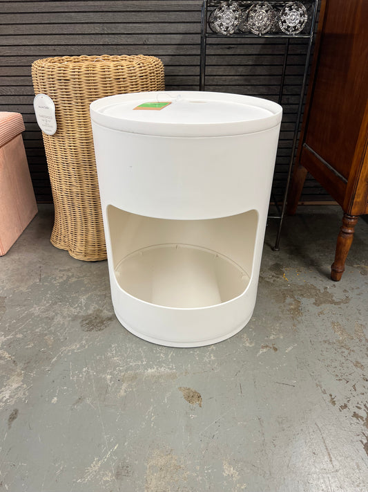 Stacking Side Table with Lid Cream - Room Essentials Retail:$50