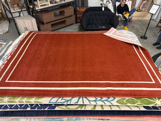 9 x 12 “classic brick” area rug by Nourison