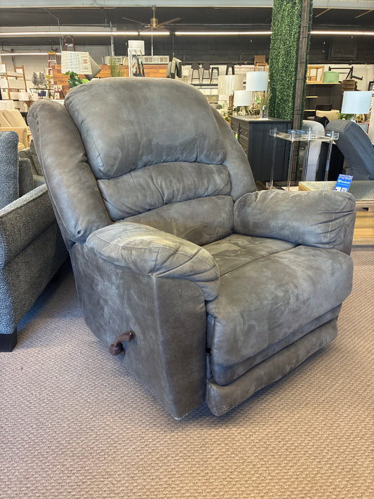 Rocker Recliner in Grey *donated