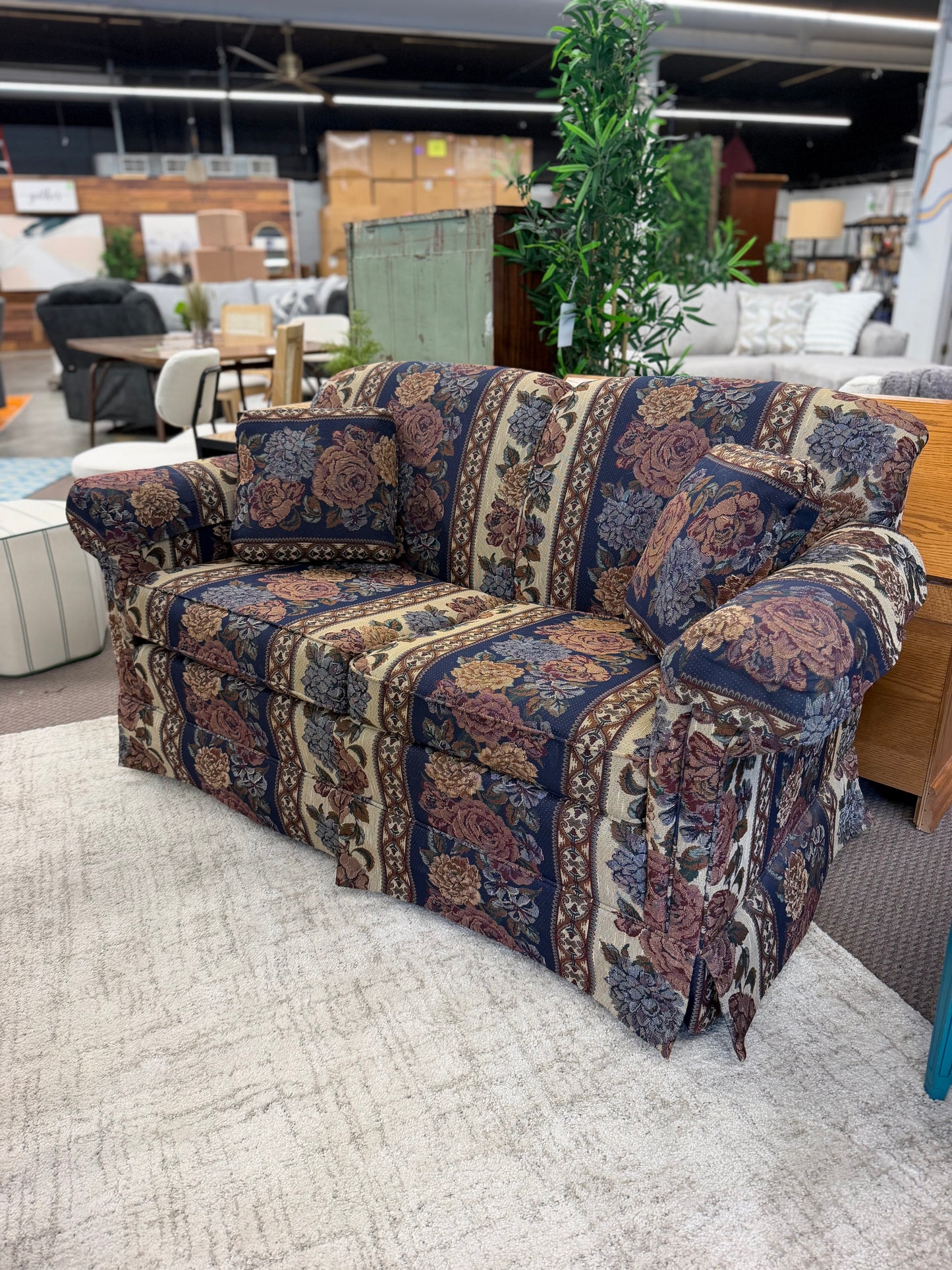 Floral Loveseat *donated