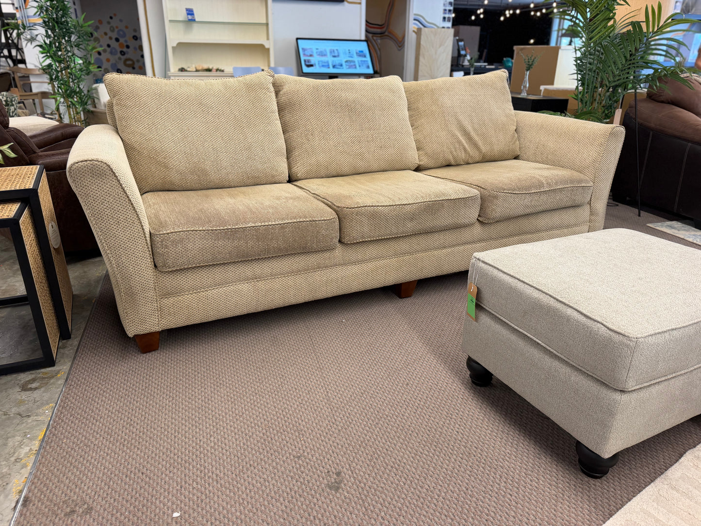 Beige Grain Sofa *donated