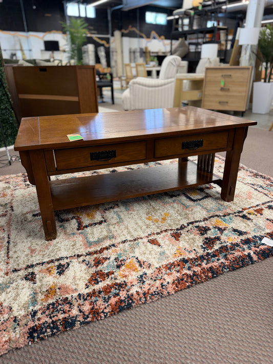 Mission Coffee Table *donated AS IS Cosmetic