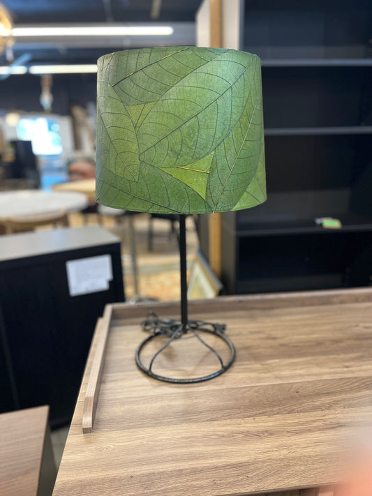 Natural green leaf lamp