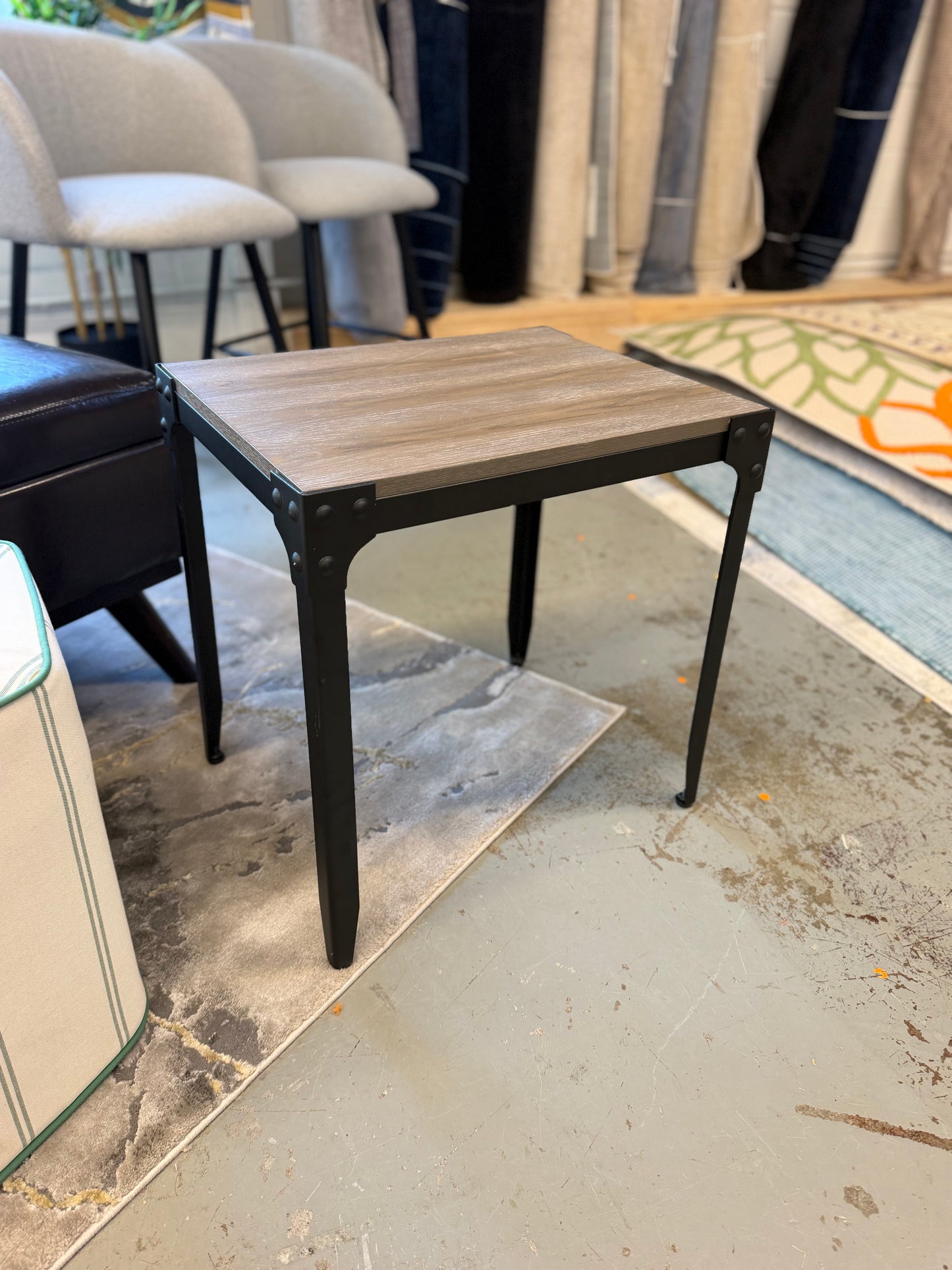 Industrial Side Table