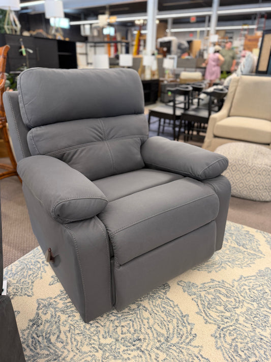 Manual Gray Recliner