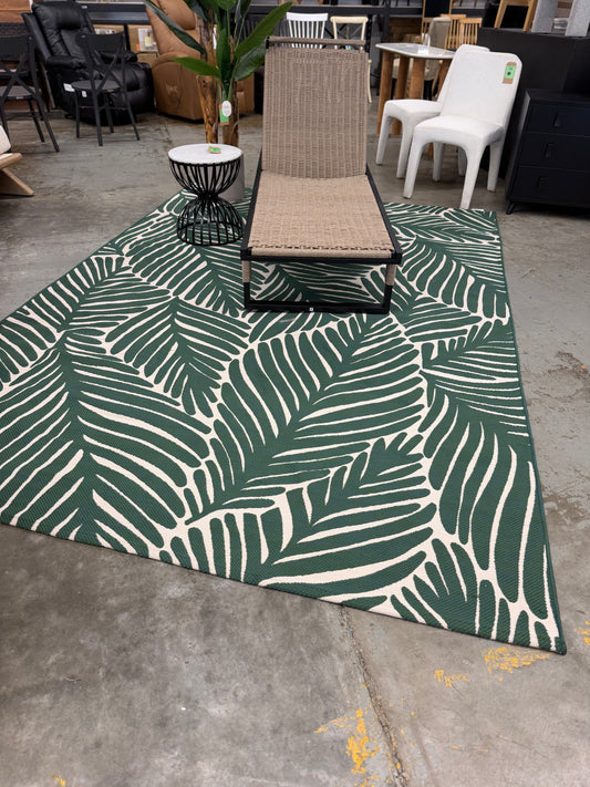 7'x10' Palms Outdoor Area Rug Lime Green - Threshold — Retails elsewhere for $140