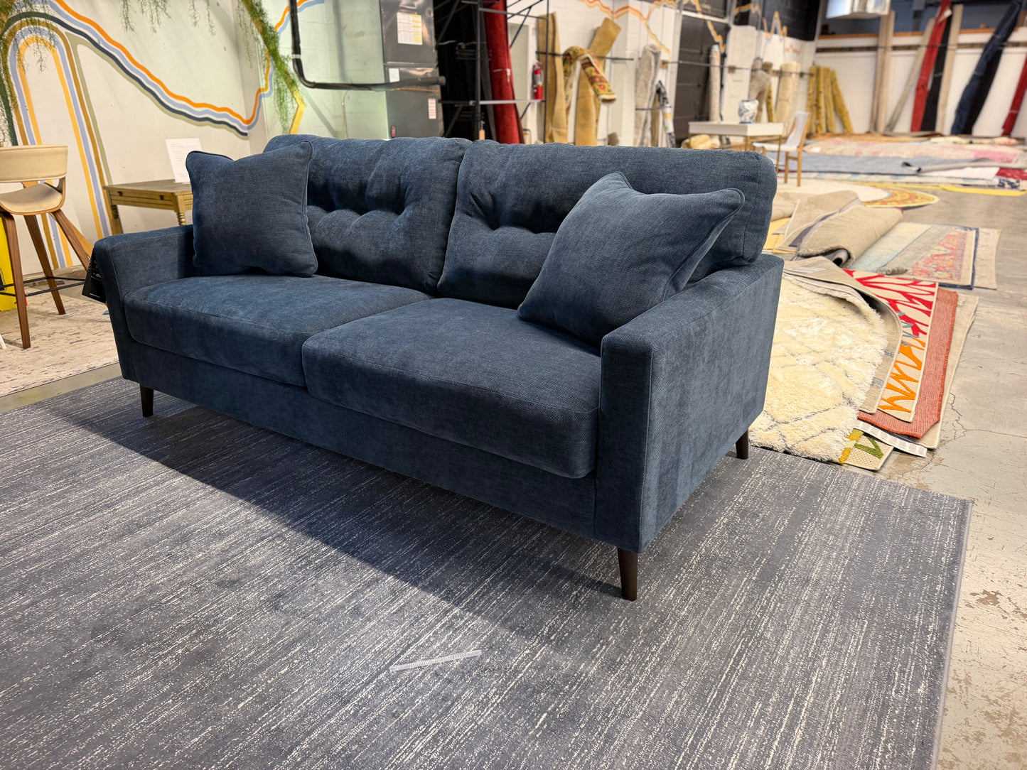 Bixler Sofa in Navy