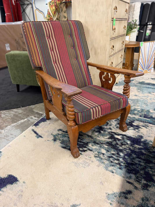 Vintage Wood Stripe Chair *donated