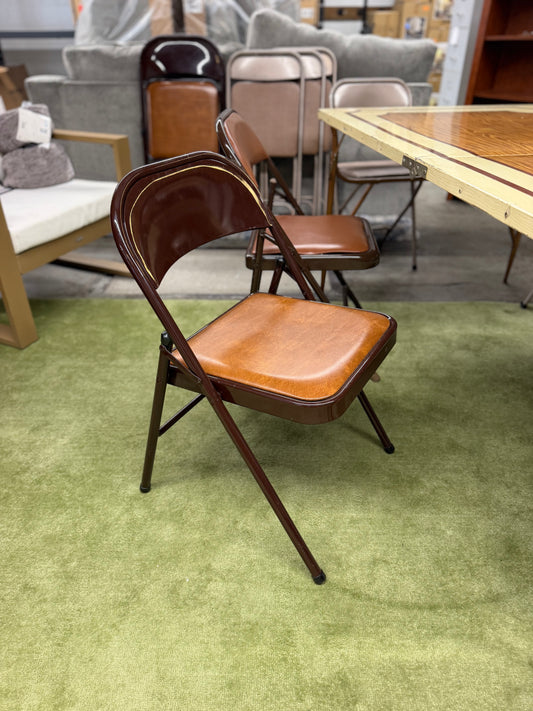 Antique Folding Chair Brown *donated