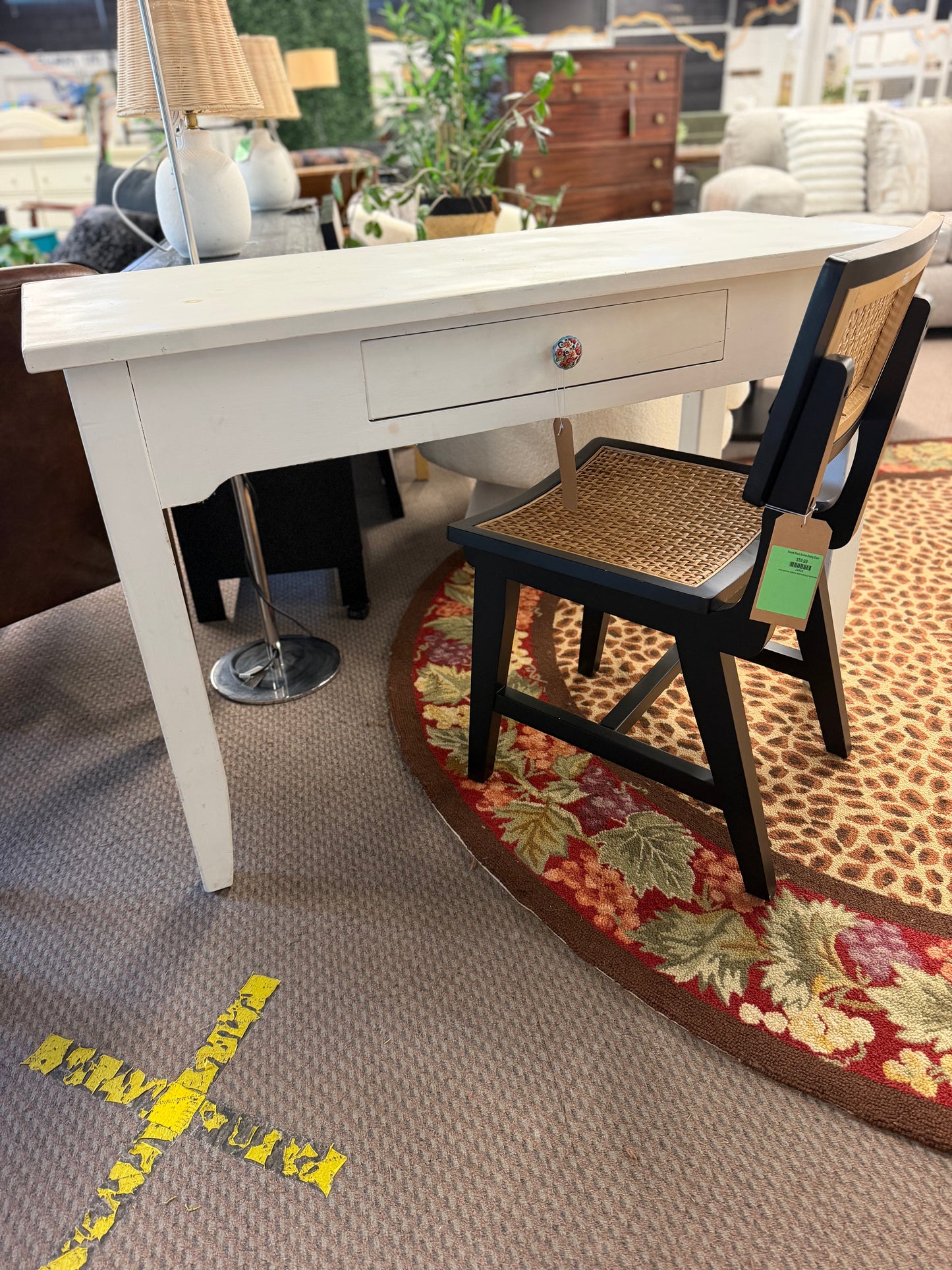 Wood Desk with One Drawer *donated