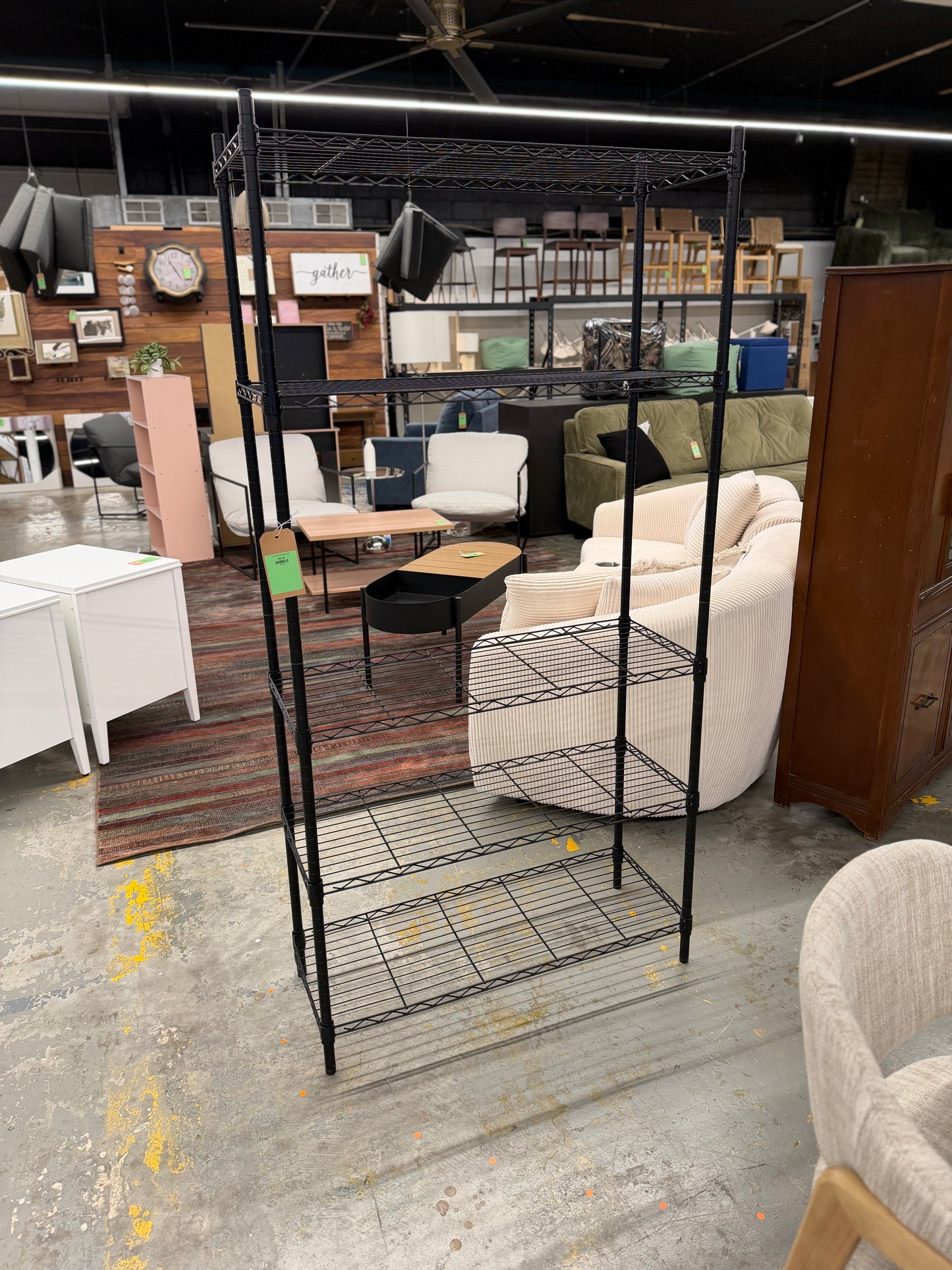 5 Tier Metal Shelf Retail: $85