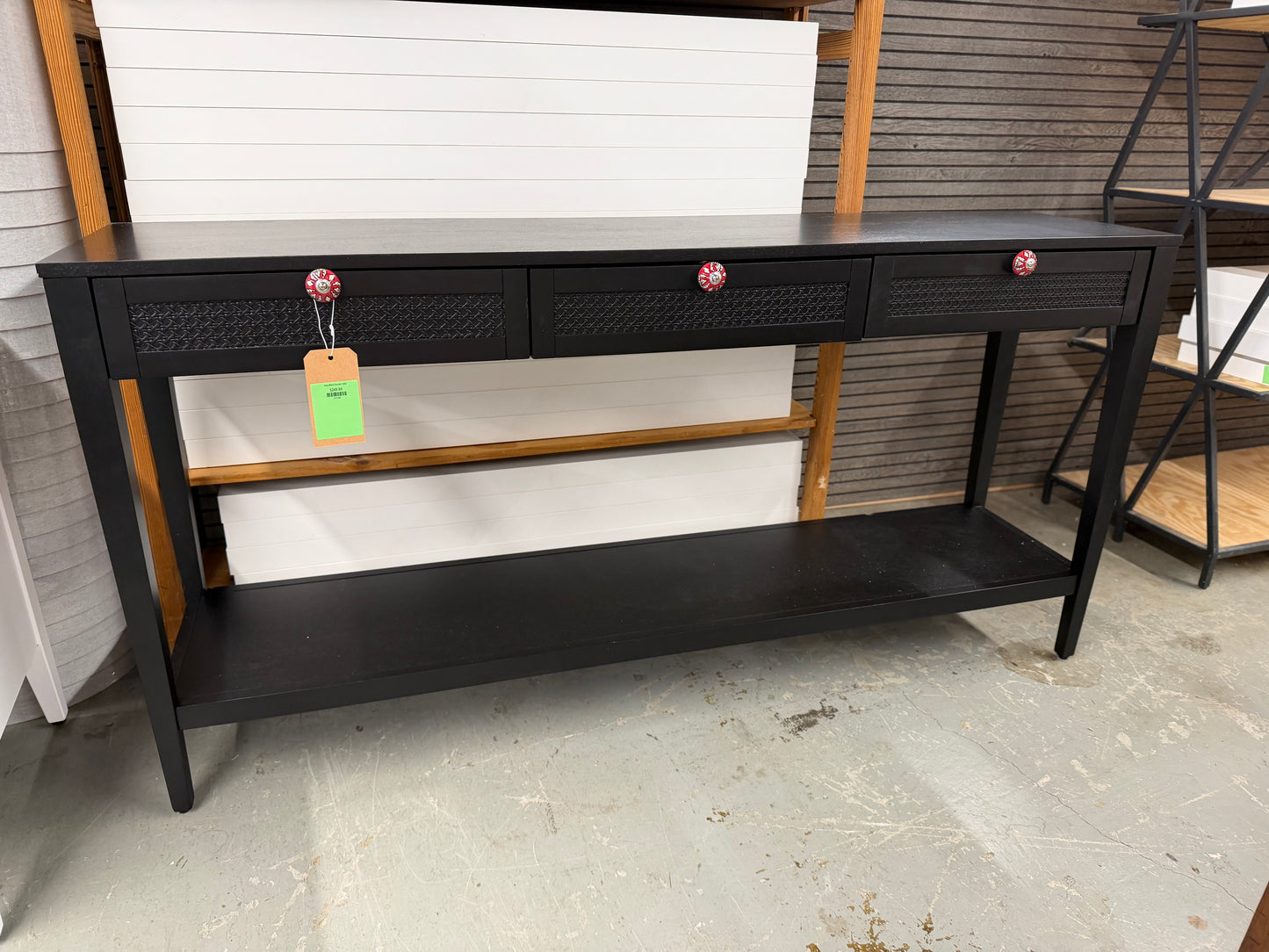 Long Black Console Table