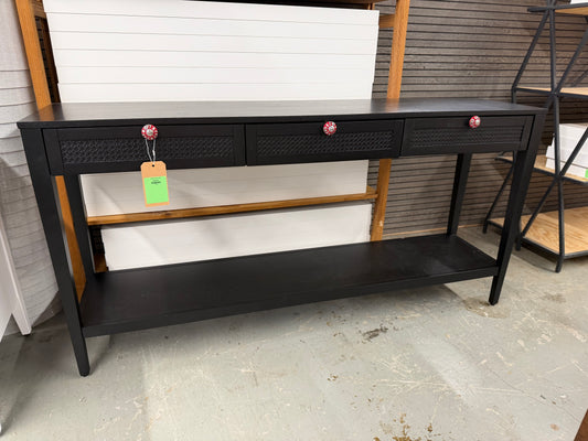 Long Black Console Table