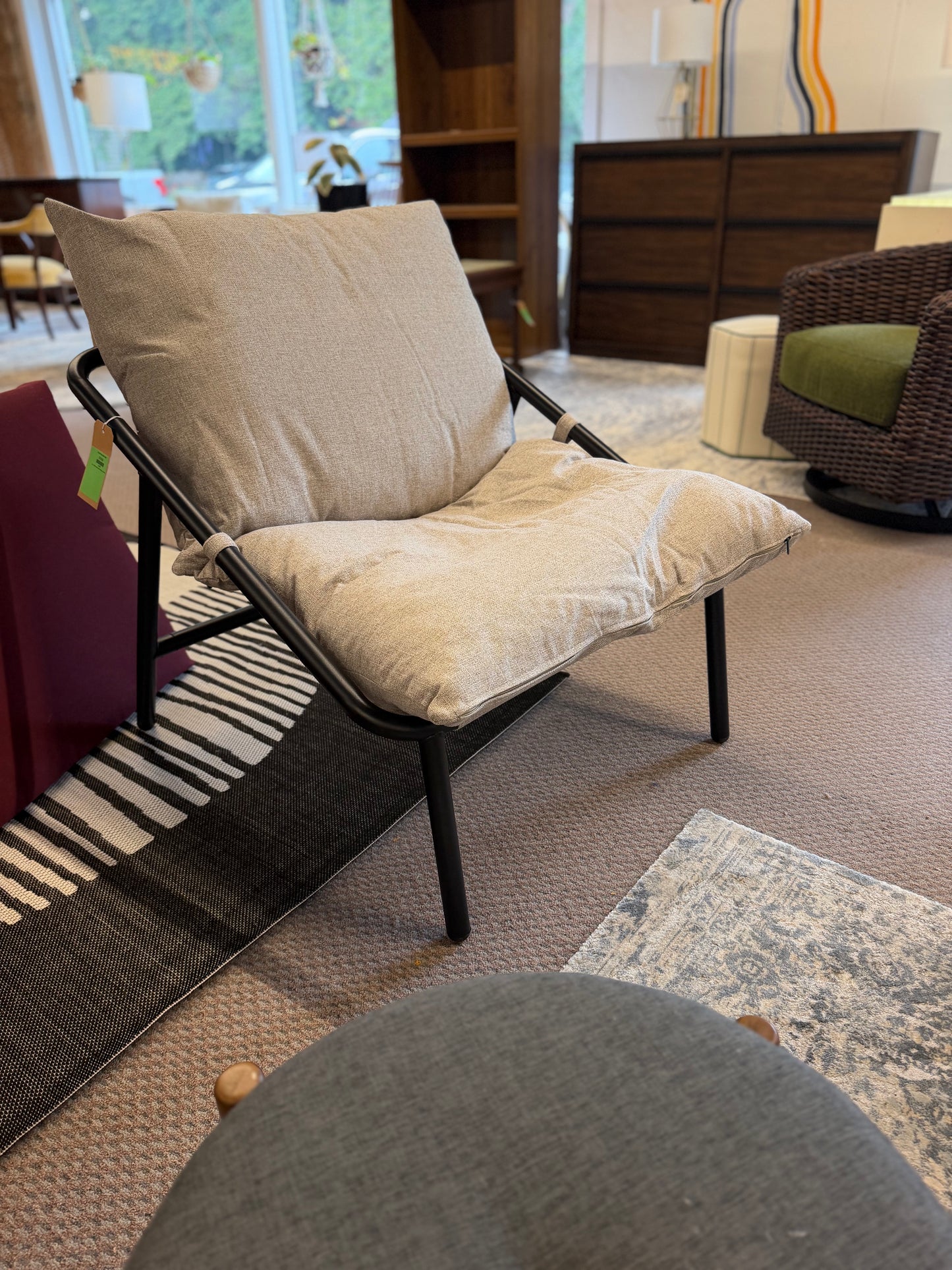 Zinus Sling Chair Gray
