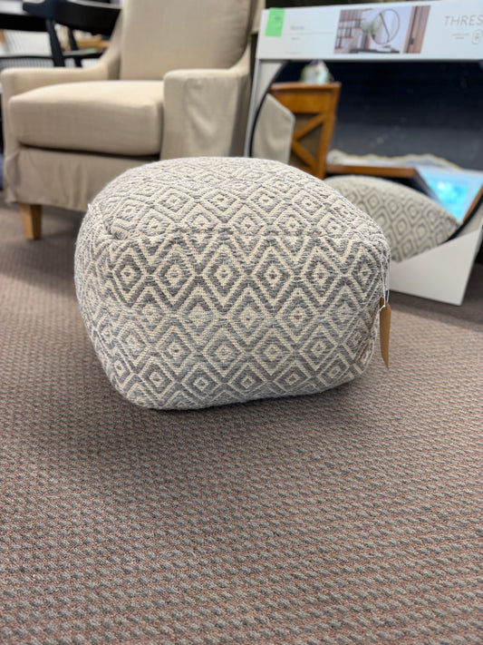 Cherokee Pouf Gray - Anji Mountain Retail: $66