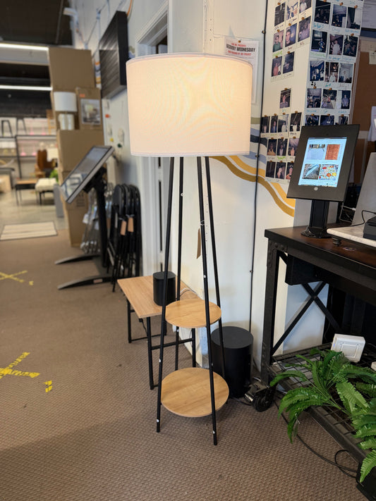 Floor Lamp with Shelves Retail: $60