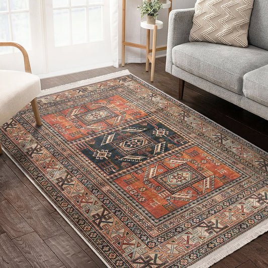 Old Style Home Decor Washable Area Rug | Homeezone