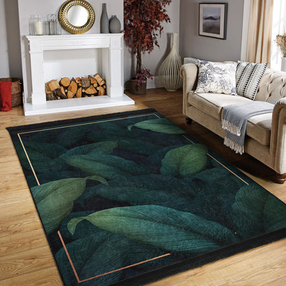 Floral Pattern Home Decor Washable Area Rug | Homeezone