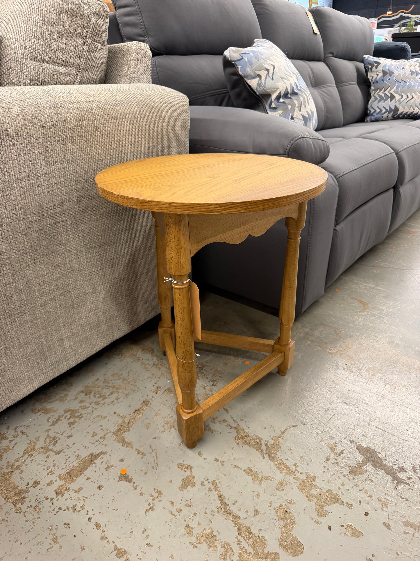 Scalloped Side Table Retail: $150 AS Side Damage